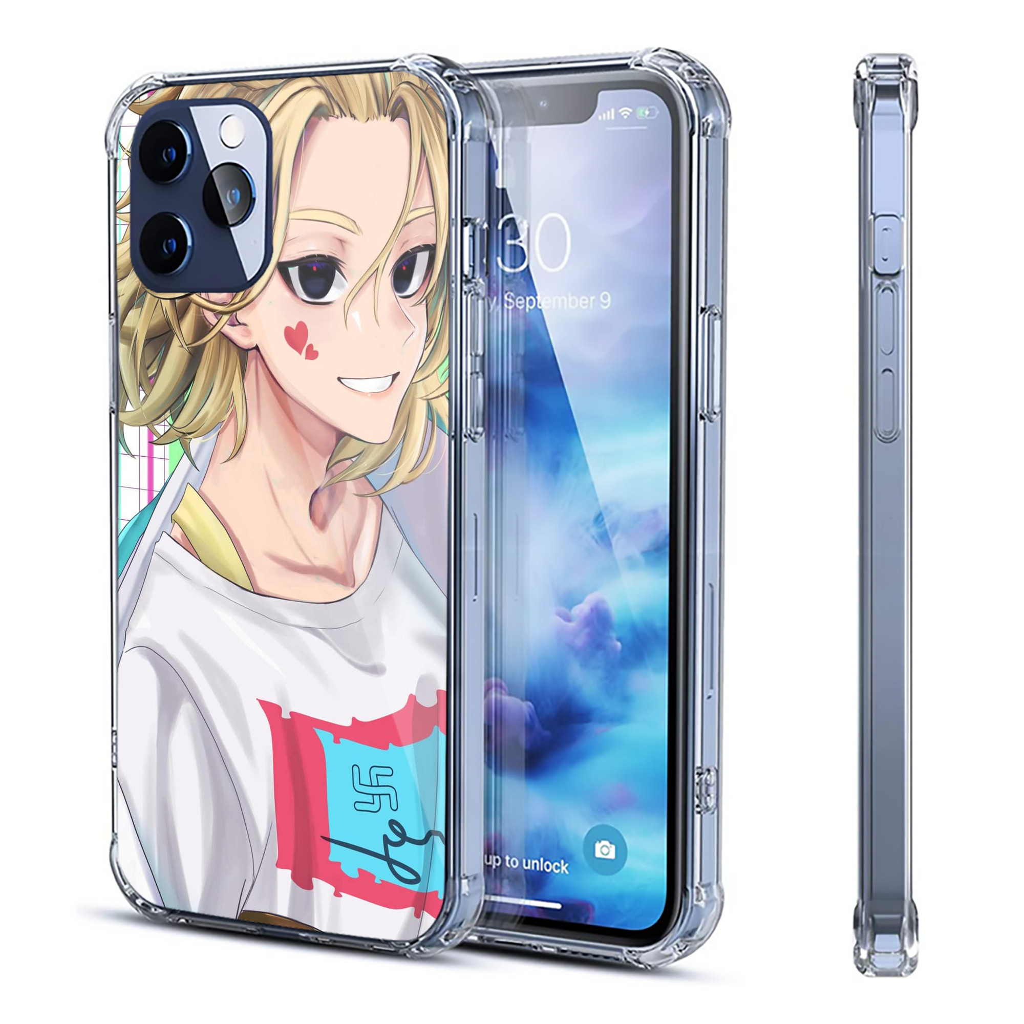 （画像用） 東京リベンジャーズ Tokyo Revengers 【iPhone 12シリーズ対応】透明スマホケース（クリアソフトケース）